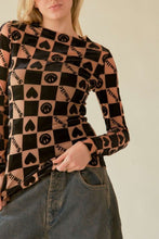 Load image into Gallery viewer, Davi & Dani Heart Print Long Sleeve Top