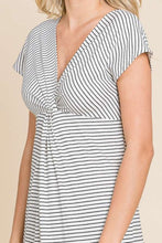 Load image into Gallery viewer, Culture Code Full Size Striped Twisted Detail Dress