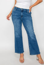 Load image into Gallery viewer, bytos Full Size Cat's Whiskers Mid Rise Ankle Jeans