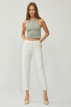 Load image into Gallery viewer, RISEN Full Size High Waist Rolled Hem Straight Jeans