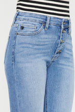 Load image into Gallery viewer, Kancan Distressed Cat's Whiskers Button Fly Jeans