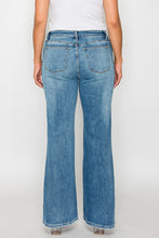 Load image into Gallery viewer, bytos Full Size Cat's Whiskers Mid Rise Bootcut Jeans