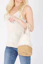 Load image into Gallery viewer, Knit Basket Bag