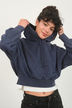 Load image into Gallery viewer, HYFVE Drop Shoulder Cropped Hoodie