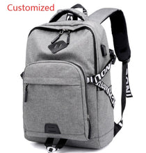 Load image into Gallery viewer, Laptop Backpack USB Charge Backpacks