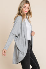 Load image into Gallery viewer, BOMBOM Open Front Long Sleeve Cocoon Cardigan