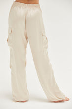 Load image into Gallery viewer, HYFVE Approach Satin Drawstring Hem Cargo Pants