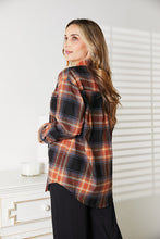 Load image into Gallery viewer, Plaid Dropped Shoulder Shirt