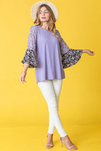 Load image into Gallery viewer, Boho Ruffle Tiered Tone on Tone Tunic Top