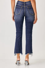 Load image into Gallery viewer, Risen Plus Size Frayed Hem Cropped Straight Jeans