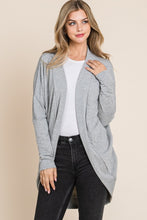 Load image into Gallery viewer, BOMBOM Open Front Long Sleeve Cocoon Cardigan