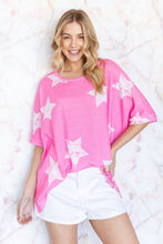 Load image into Gallery viewer, HOPELY Star Pattern Oversized Waffle T-Shirt