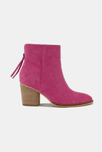 Load image into Gallery viewer, Beast Fashion Suede Point Toe Ankle Booties