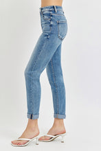 Load image into Gallery viewer, Risen Full Size High Rise Cropped Roll Up Jeans