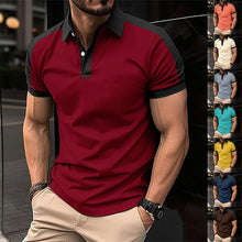 Load image into Gallery viewer, Men's Short Sleeve Business Shirt Summer Casual Polo Shirts