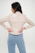 Load image into Gallery viewer, Coalition LA Zip Up Vegan Moto Jacket