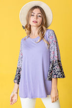 Load image into Gallery viewer, Boho Ruffle Tiered Tone on Tone Tunic Top