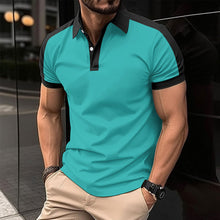 Load image into Gallery viewer, Men's Short Sleeve Business Shirt Summer Casual Polo Shirts