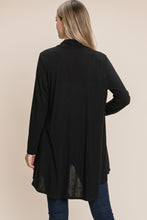 Load image into Gallery viewer, BOMBOM Open Front Long Sleeve Cardigan