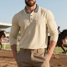 Load image into Gallery viewer, Mens Spring And Autumn Long-sleeved Polo Shirt