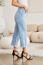 Load image into Gallery viewer, RFM Full Size Tummy Control High Waist Raw Hem Distressed Jeans