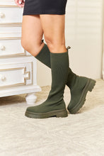 Load image into Gallery viewer, WILD DIVA Footwear Knee High Platform Sock Boots