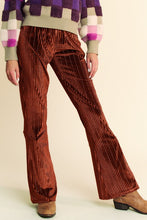 Load image into Gallery viewer, Davi & Dani Elastic Waist Knit Flare Pants