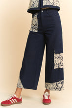 Load image into Gallery viewer, Davi & Dani Lace Applique Wide Leg Jeans