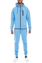 Load image into Gallery viewer, Mens Full Zip Sweat Pant Sweat Set