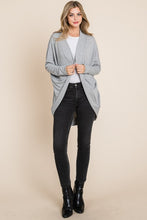 Load image into Gallery viewer, BOMBOM Open Front Long Sleeve Cocoon Cardigan