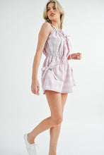 Load image into Gallery viewer, MABLE Plaid Sleeveless Button Down Romper