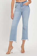 Load image into Gallery viewer, RISEN Full Size High Rise Raw Edge Crop Jeans
