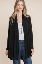 Load image into Gallery viewer, BOMBOM Open Front Long Sleeve Cardigan
