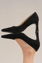 Load image into Gallery viewer, Beast Fashion Faux Suede Point Toe Pumps