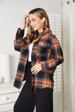 Load image into Gallery viewer, Plaid Dropped Shoulder Shirt