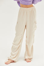Load image into Gallery viewer, HYFVE Approach Satin Drawstring Hem Cargo Pants