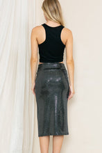 Load image into Gallery viewer, High Waist Sequin Skirt