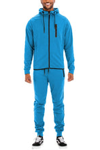 Load image into Gallery viewer, Mens Full Zip Sweat Pant Sweat Set