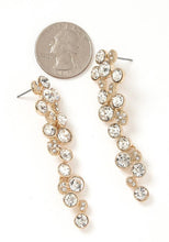 Load image into Gallery viewer, Diamond Rhinestone Drop Earrings
