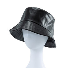 Load image into Gallery viewer, Faux Leather Bucket Hat