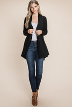 Load image into Gallery viewer, BOMBOM Open Front Long Sleeve Cardigan