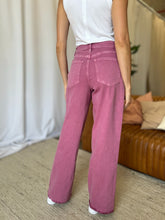 Load image into Gallery viewer, RFM Full Size High Rise Garment Dye Wide Leg Jeans