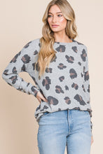 Load image into Gallery viewer, BOMBOM Leopard Drop Shoulder T-Shirt
