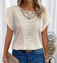 Load image into Gallery viewer, Women's Summer Hollow Out Short-sleeved T-shirt