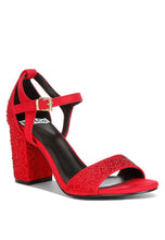 Load image into Gallery viewer, Navoli Rhinestones Embellished Sandals