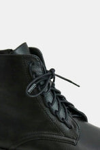 Load image into Gallery viewer, Beast Fashion Faux Leather Lace-Up Boots with Side Zipper