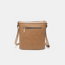 Load image into Gallery viewer, Nicole Lee USA Metallic Stitching Embroidery Inlaid Rhinestone Crossbody Bag