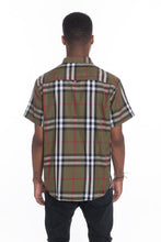 Load image into Gallery viewer, Weiv Men's Casual Short Sleeve Checker Shirts