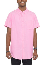 Load image into Gallery viewer, Weiv Men's Casual Short Sleeve Solid Shirts
