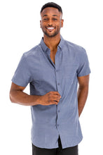 Load image into Gallery viewer, Weiv Men's Casual Short Sleeve Solid Shirts